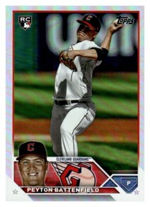 2023 Topps Update Foil Parallel - US267 Peyton Battenfield - Cleveland Guardians