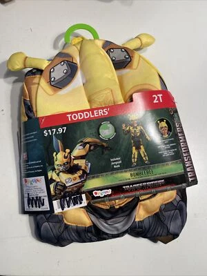 Disfraz Transformers Abejorro Niños Pequeños Halloween Juegos con disfraces Disfraz Talla 2T Foto 1 de 2