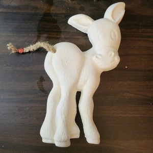 Bisque de cerámica listo para pintar burro 12" - Imagen 1 de 3