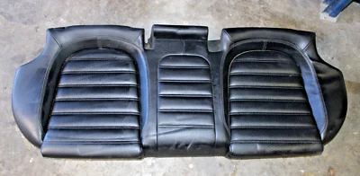 2009-2017 Volkswagen CC Rear Lower Seat Bottom Black Leatherette  - Image 1 of 4