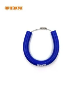Motorcycle Exhaust Pipe Ring Muffler Rubber Clamp Guard For KTM HONDA YAMAHA - Picture 1 of 5