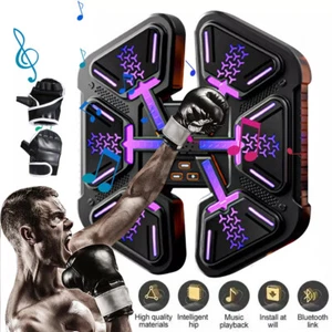 Smart Punching Boxing Electronic Music Machine Home Training Bluetooth With-LED - Picture 1 of 18