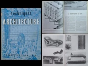 TECHNIQUES ET ARCHITECTURE n°7 1946 PERRIAND,PERRET,LE CORBUSIER, RECONSTRUCTION - Bild 1 von 2