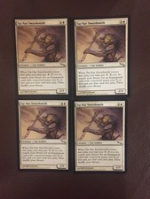 4x Taj-Nar Swordsmith NM/MINT MTG Mirrodin Uncommon x4 Playset Magic