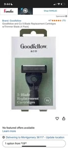 Goodfellow & Co Razor Blades - Picture 1 of 3