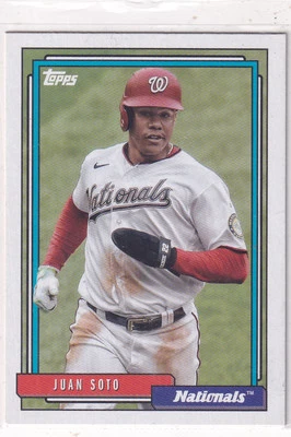 2021 Topps Update #T92-49 Juan Soto 1992 Topps Redux - Image 1 of 2