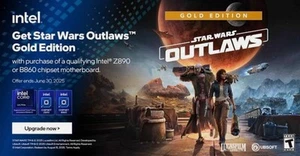 PC Star Wars Outlaws Gold Edition Code *Intel Motherboard REQUIRED Z890 B860 - Picture 1 of 1