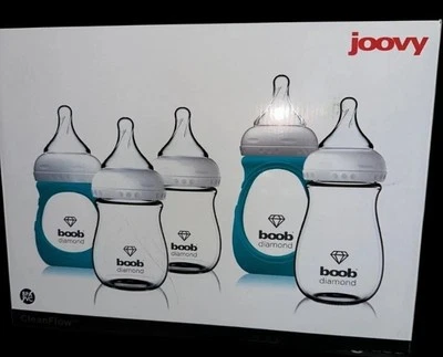 joovy boob diamante botella cristal set regalo Foto 1 de 4