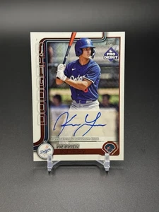 Tarjeta autógrafa debut Topps Pro de Kellon Lindsey 2025 #PD-99 Dodgers - Imagen 1 de 2