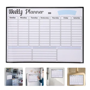 Household Fridge Calendar Multi-function Fridge Board Convenient Schedule Board - Picture 1 of 12