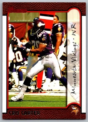 1999 Bowman Cris Carter Minnesota Vikings #84 - Image 1 of 2