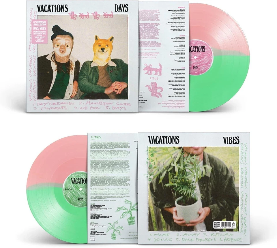 Vacations Days/Vibes (Vinyl) 12" Album Coloured Vinyl (Limited Edition) - Image 1 of 1