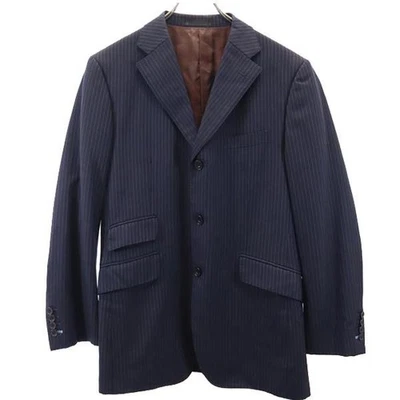 Старая одежда Burberry Black Label Sanyo Shokai сделано в Японии в полоску шерсть - Изображение 1 из 4