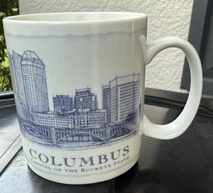 Starbucks Columbus 2006 Architecture Series Coffee Cup Mug Capital Buckeye 18 oz - Picture 1 of 5