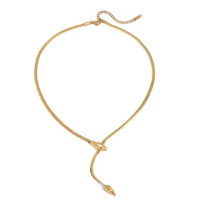 Versatile Y Shape Necklace Sophisticated Stainless Steel 40cm Chain For Special - Bild 1 von 8