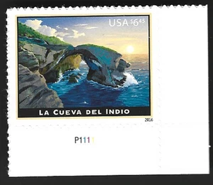 US SCOTT 5040 LA CUEVA DEL INDIO BRIEFMARKE S/A 6,45 $ NENNWERT POSTFRISCH (A-2) - Bild 1 von 2