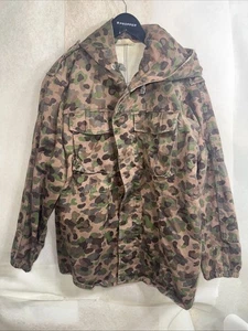 Vintage 70s AUSTRIAN KAZ 57 Pea Dot Camo Jacket Hood Camouflage DPM - Bild 1 von 11