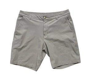Lululemon Shorts Mens 34 Gray Commission 9" Short Slim Warpstreme Sweat Wick - Picture 1 of 11