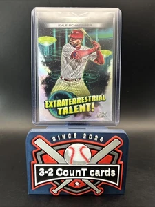 2023 Topps Cosmic Chrome - Extraterrestrial Talent Kyle Schwarber #ET-17 - Bild 1 von 2