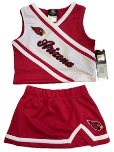 Arizona Cardinals bestickte Cheerleader Cheer Uniform mit Etikett Größe wählbar neu - Bild 1 von 2