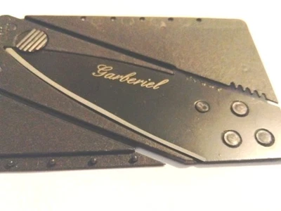Cuchillos de bolsillo plegables afilados "Gabriel" cuchillo para tarjetas de crédito con multiherramienta Foto 1 de 4
