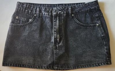 Womens Size S Black Denim Skirt Shein - Image 1 of 2
