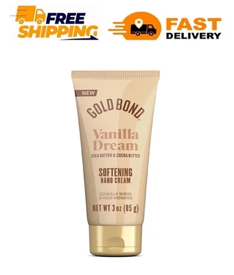 Crema de manos Gold Bond Vanilla Dream 3 oz - manteca de karité y cacao, hidratante Foto 1 de 4