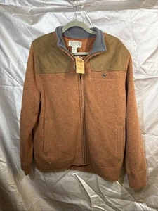 Neu Duluth Trading Herren Medium Shetland Wolle winddicht Reißverschluss Pullover $ 149 - Bild 1 von 12
