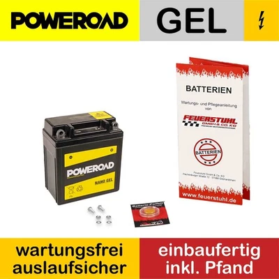 Simson Sperber 80, 1996-2002, Gel Batterie, wartungsfrei (inkl. 7,50€ Pfand) - Bild 1 von 4