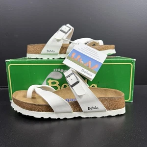 Birkenstock Betula Mia Sandals Womens WhiteSize 5.5 US Narrow EU 36 Toe Loop - Picture 1 of 9