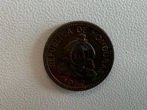 Honduras 1957 One Centavo De Lempira Copper World Coin  - Picture 1 of 2