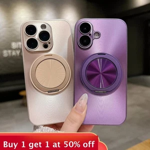 360° Magnetic Phone Case For iPhone 16 15 14 Pro Max Plus 13 11 12 Stand Cover - Picture 1 of 15