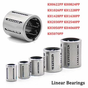 KHPP Series Linear Motion Sealed Ball Bearing Bushing Bore 6-50mm Bearing Steel - Picture 1 of 10