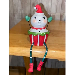 Johanna Parker Weihnachten Schneemann Regal Sitter Deko Cupcake Figur - Bild 1 von 6