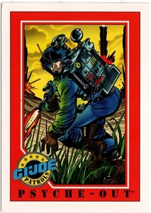 Impel G.I. Joe Series 1 Trading Card #150 • Psyche-Out • Hasbro 1991 ARAH - Picture 1 of 2