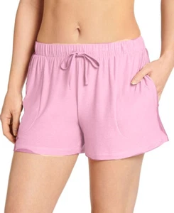 Jockey Ladies Soft Essentials Sleep Shorts In Pink, NWT - Picture 1 of 4