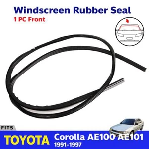 Glass Seal Front Windshield Rubber Molding Fit For 1992-96 Toyota Corolla AE101 - Imagen 1 de 3