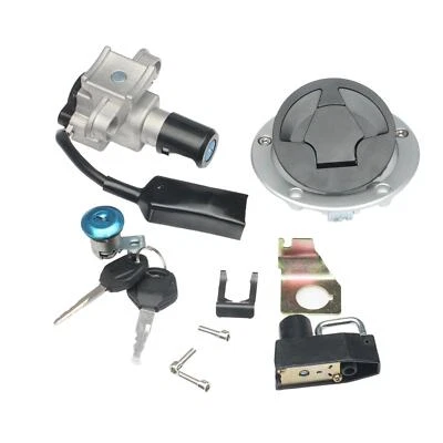 Conjunto completo de interruptor de encendido y tapa de gasolina apto para Kawasaki Z125 Pro 2017-2019 Foto 1 de 4