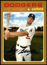 Cody Bellinger 2020 Topps Heritage 5x7 Gold #257 /10 Dodgers
