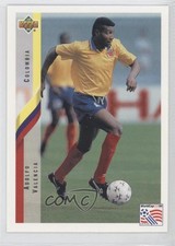 1994 Upper Deck World Cup English/German Adolfo Valencia #39