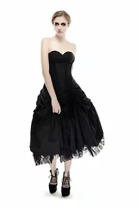 PUNK RAVE PARADISO DRESS - GOTHIC - VICTORIAN - DARK BOHO - WITCH - Q-292 NEW - Foto 1 di 12