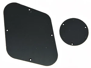 USA Spec Black LP Back Control & Switch Plate Cavity Cover For Gibson Les Paul - Picture 1 of 2