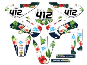 Kit de Gráficos Senge Blanco Todos los Años RM 65 TROPICAL Compatible con Suzuki - Imagen 1 de 10