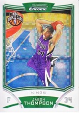 JASON THOMPSON 2008-09 BOWMAN CHROME XFRACTOR ROOKIE /299