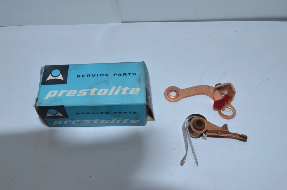 VINTAGE NOS PRESTOLITE DISTRIBUTOR IGNITION POINTS P1-4 - Image 1 of 4