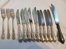 Solingen Rostfrei Stainless Flatware Germany 13 Piece Wenz100 3 Forks 10 Knives