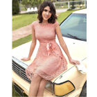 Women Lace Short Dress Bridesmaid Prom Dresses Formal Eveving Wedding Party Gown