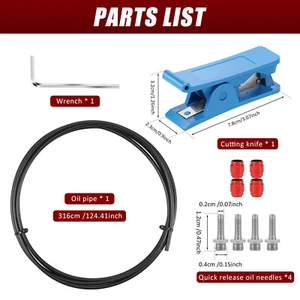 Quick Release Bike Brake Hose Set Hydraulic Disc Brake Hose Kit for SRAM EWE - Picture 1 of 11