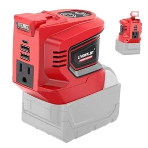 200W Power Inverter for Milwaukee M18 Battery, DC 18V For Milwaukee M18 Battery - Picture 1 of 7