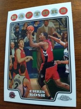 CHRIS BOSH, 2008-09 TOPPS CHROME #134, RAPTORS